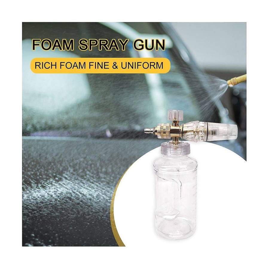 Foam Washer Transparent Car Washer Foam Pot High Pressure Adjustable Spray Angle Watering Cleaning