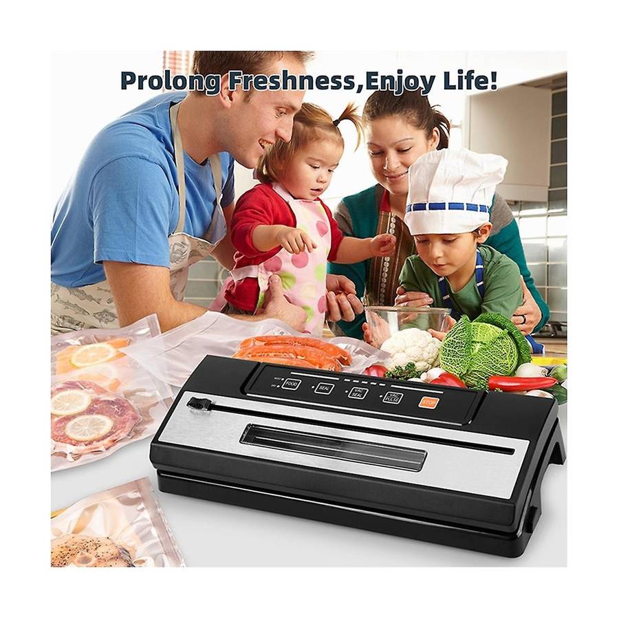 Food Vacuum Sealer with Transparent Window Design Sous Vide Home Vacuum Packing Machine Vacuum Bags