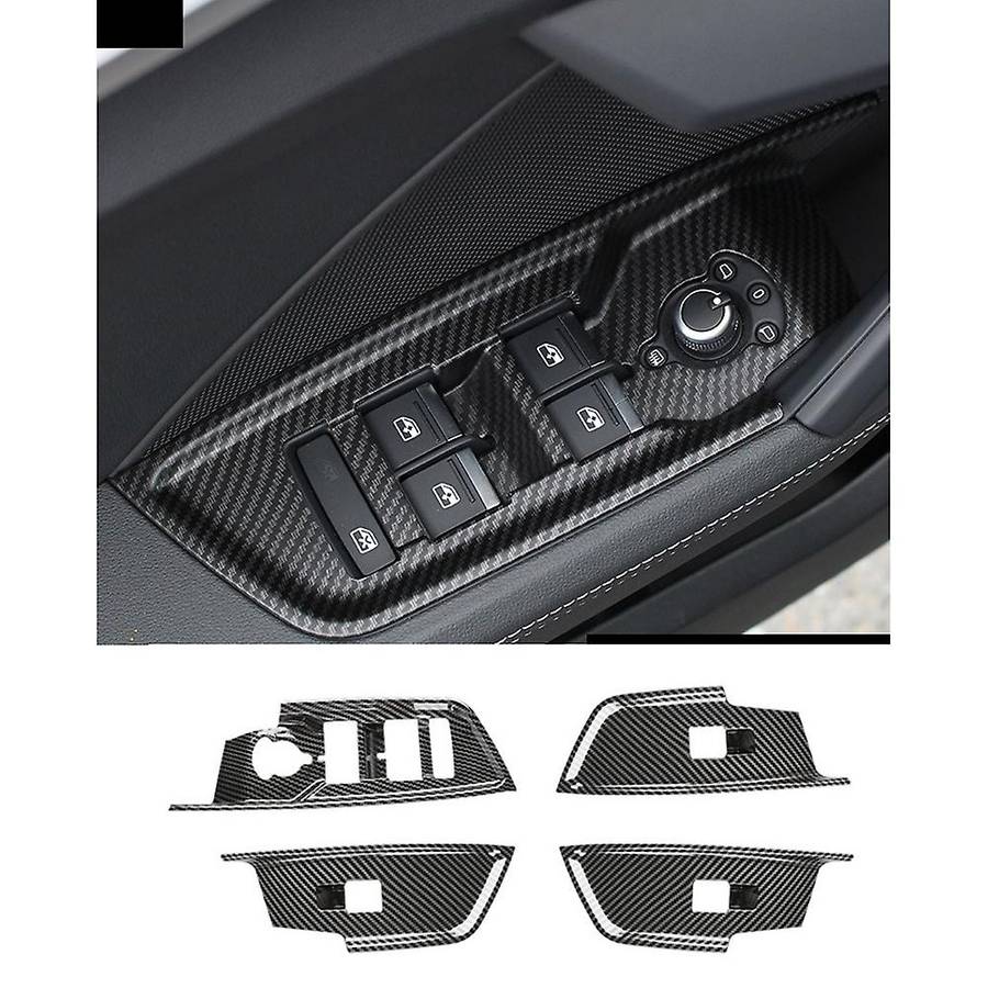 for - A3 A3L 2021 2022 Car Door Window Lift Switch Panel Cover Trim Decor Frame Sticker Accessories,