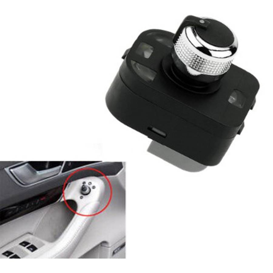 for - A4 A6 A8 R8 Car Rear View Mirror Switches Control Adjust Knob 4F0959565 4F0 959 565B