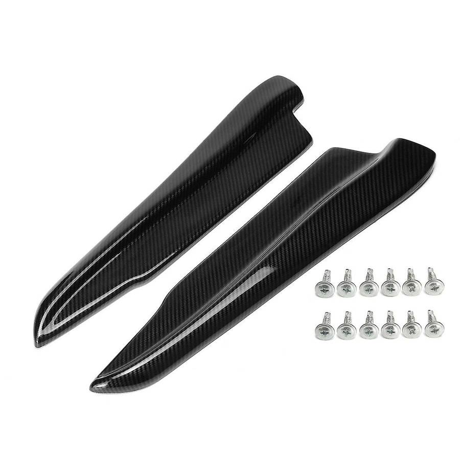 for  E90 E91 E92 E93 M3 Carbon Fiber Look Rear Bumper Lip Splitter Winglet Apron