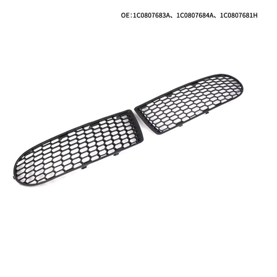 for & Convertible Front Passenger Side Bumper Grille Foglight Lower Grilles 1C0807683A 1C0807684A