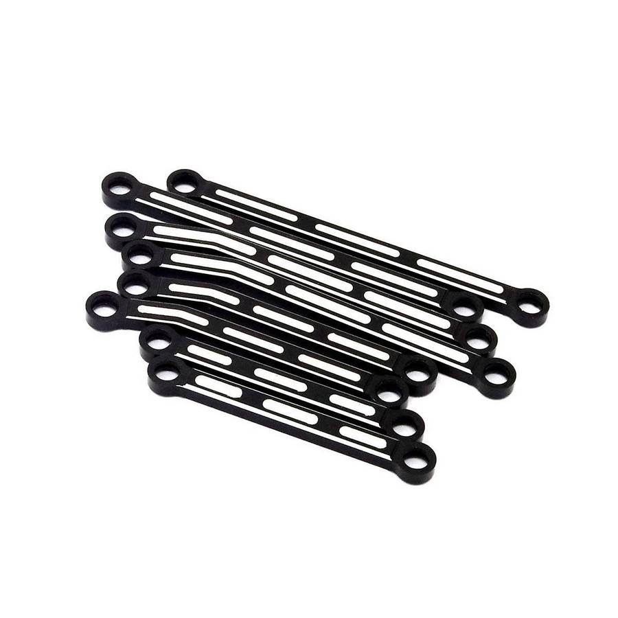 for 1/18 -4m Land Horse Upgraded Aluminum Alloy Tie Rod,red