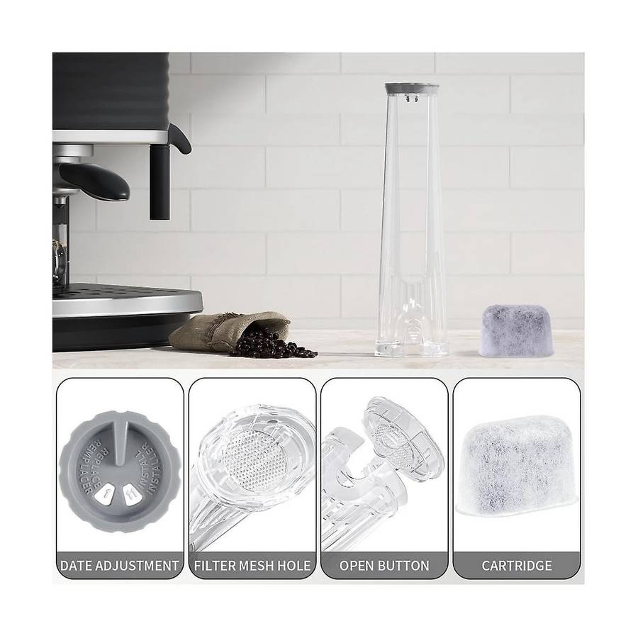 for 2.0 and K-slim Coffee Maker Parts Includes Side Reservoir Filter Holder and Water Filter Cartrid