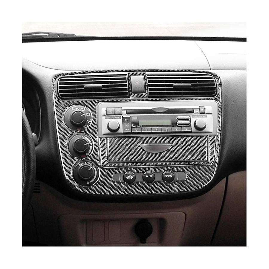 for 2003 2004 2005 Soft Carbon Fiber Central Control Panel Cover Trim Sticker Accessories