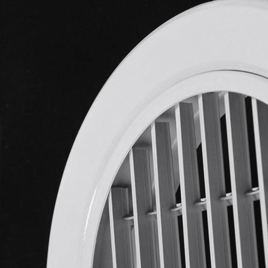 for 200mm Aluminum Alloy Louver Vent Grill Cover Round Single Layer Louver Windproof/rainproof Linea