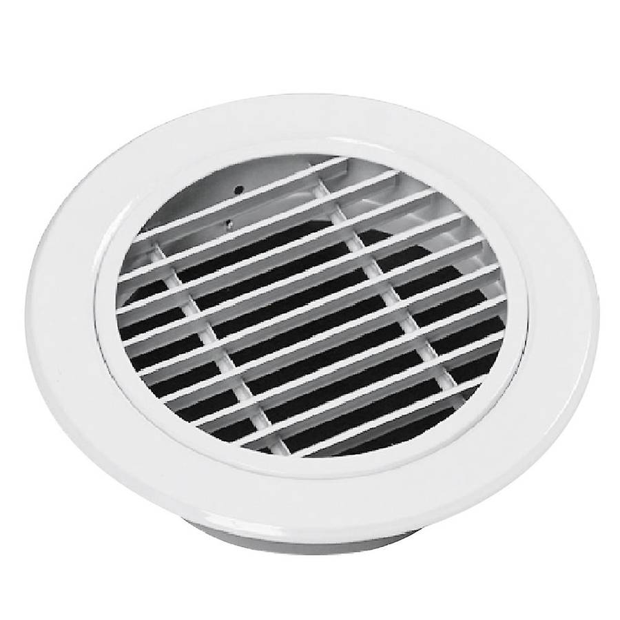 for 200mm Aluminum Alloy Louver Vent Grill Cover Round Single Layer Louver Windproof/rainproof Linea