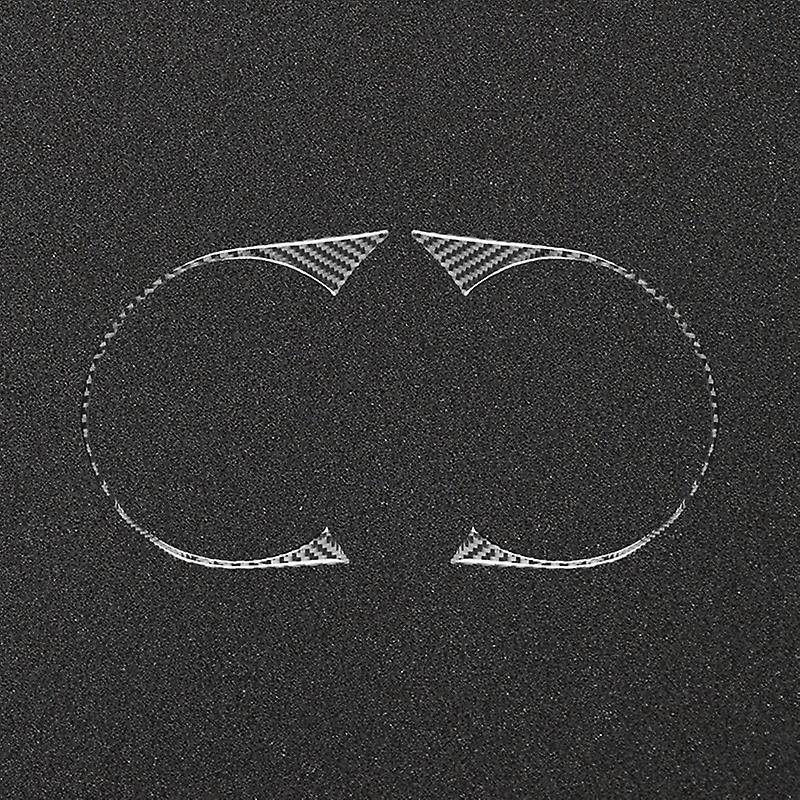 for 2011-2015 Soft Carbon Fiber Car Speedometer Instrument Cover Trim Interior Accessories