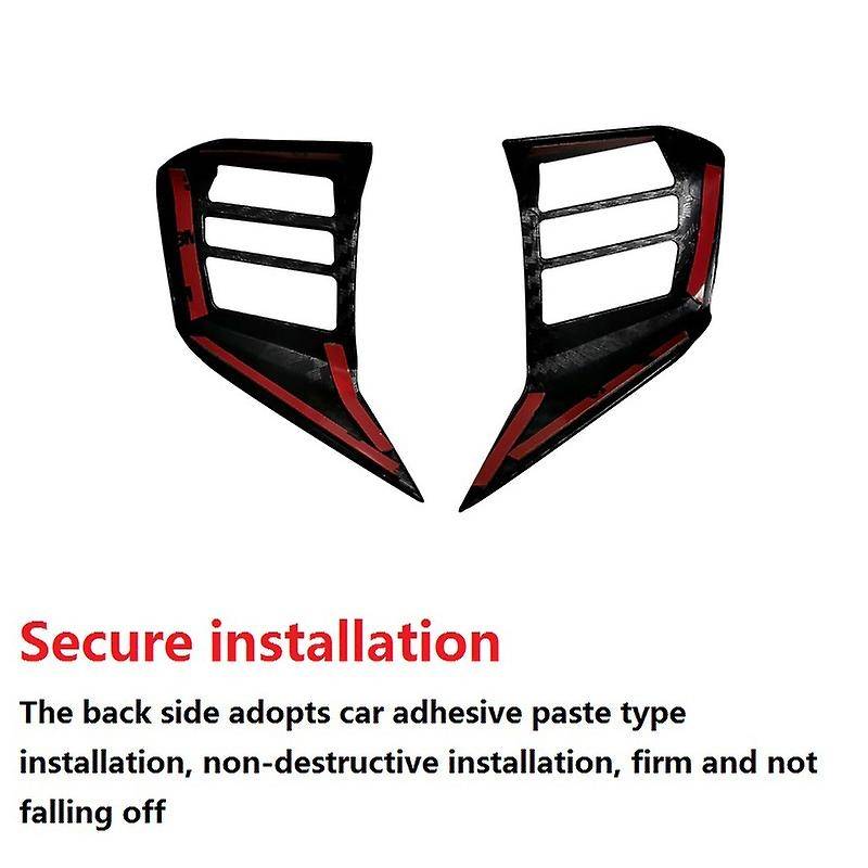 for 2013-2015 Car Carbon Fiber Grain Steering Wheel Button Frame Decoration Cover Trim Accessories
