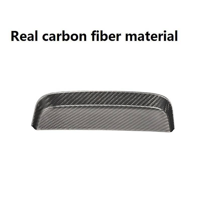 for 2014 -2018 Carbon Fiber Car Gear Shift Panel Storage Box Organizer Tray Cover Trim Decoration,Ma
