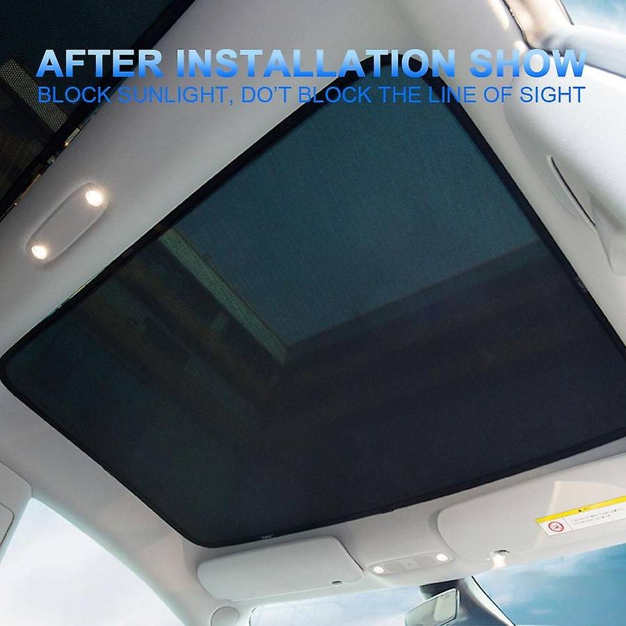for 2016-2020 Front Rear Sun Shades Glass Roof Sunshade UV Block Car Side Window Sunshade, 7PCS, Bla