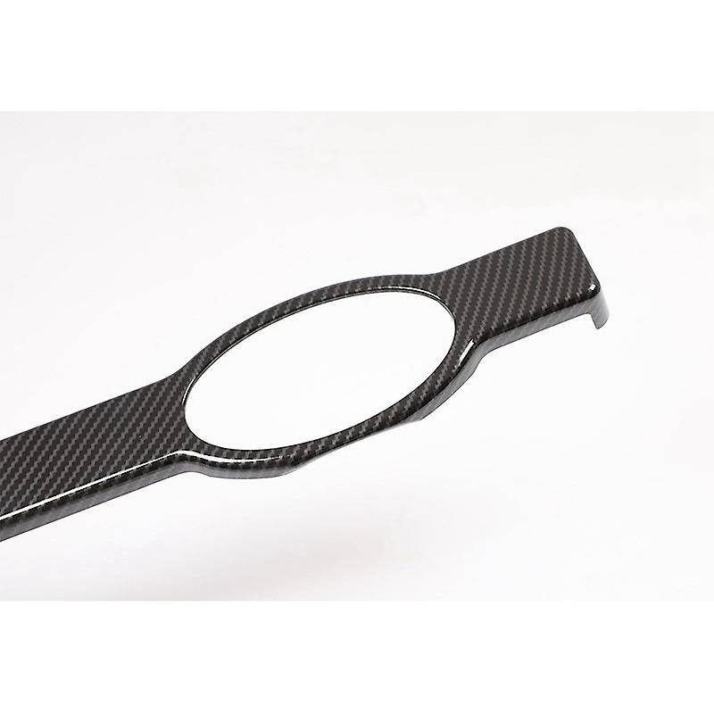for 2020-2022 Car Front Grille Trim Rod,Logo Decoration Pole Carbon Fiber Pattern ABS