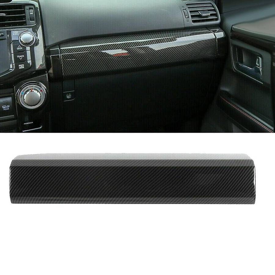 for 4Runner 2010-2021 Carbon Fiber Co-Pilot Dashboard Center Console Stripe Panel Cover Trim