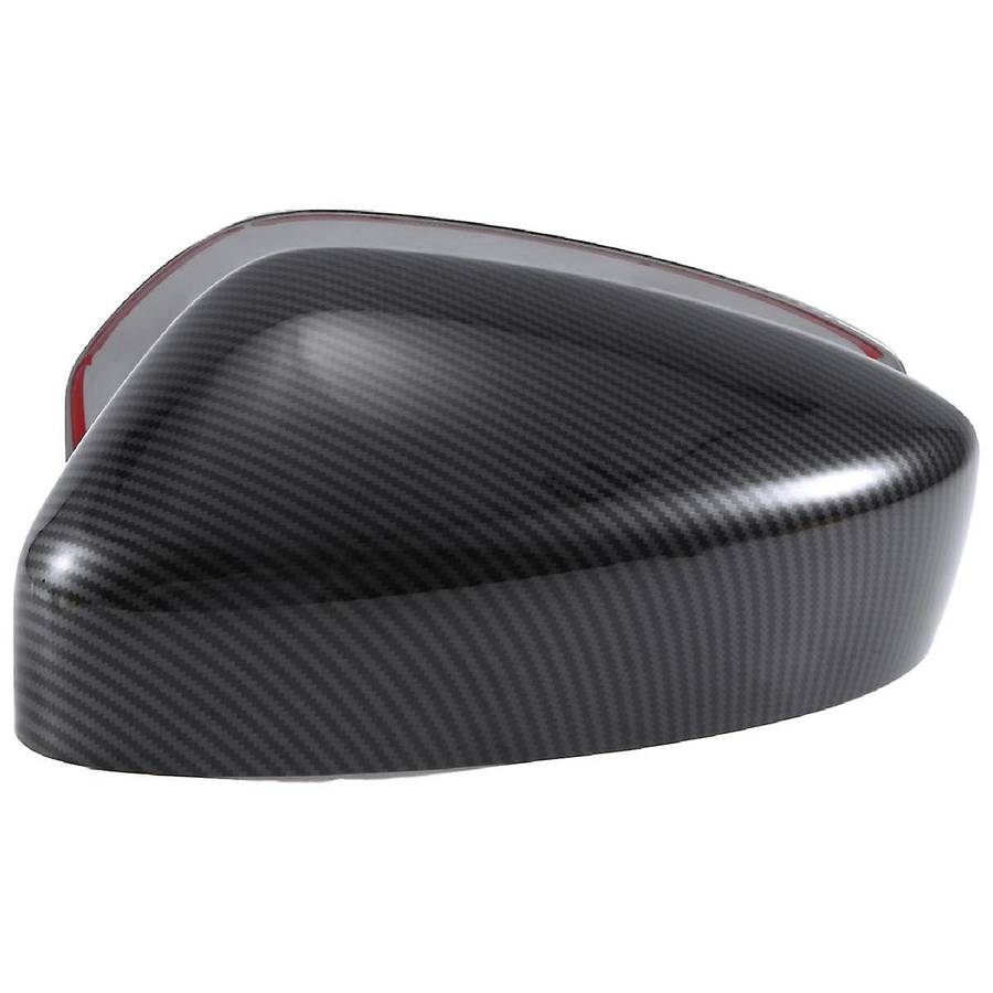 for -5 Cx5 2012 -2014 Abs Side Door Mirror Carbon Fiber Look Car Rear View Rearview Caps Trim