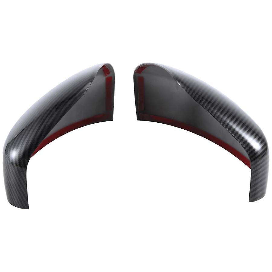 for -5 Cx5 2012 -2014 Abs Side Door Mirror Carbon Fiber Look Car Rear View Rearview Caps Trim