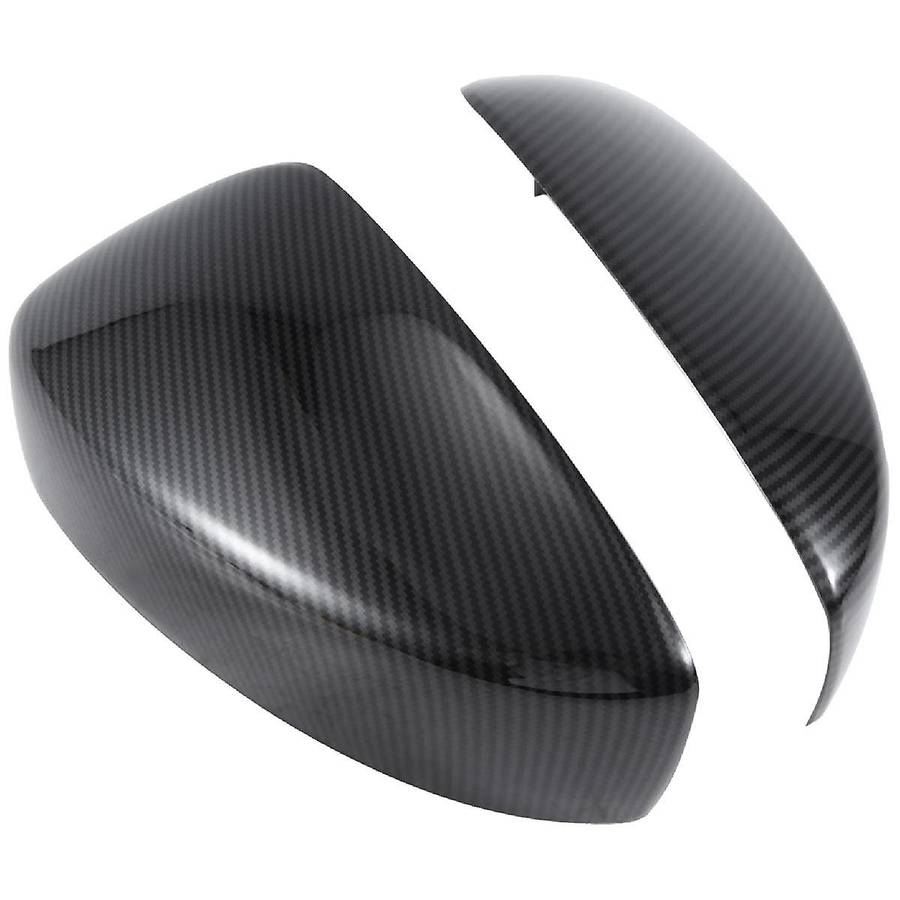 for -5 Cx5 2012 -2014 Abs Side Door Mirror Carbon Fiber Look Car Rear View Rearview Caps Trim