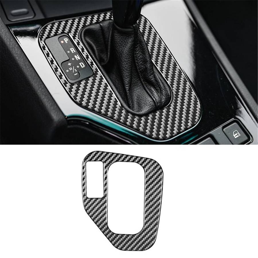 for 5 Series E39 1998-2003 LHD Soft Carbon Fiber Center Console Gear Shift Panel Cover Trim Interior