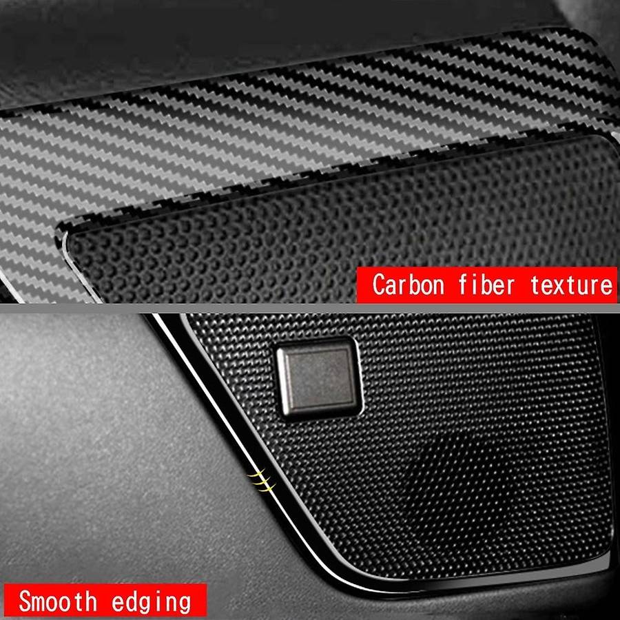 for Alphard 2015-2020 Car Bright Black Rear Door Inner Speaker Audio Horn Ring Cover Trim