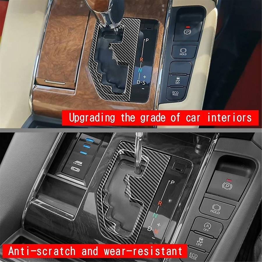 for Alphard/Vellfire 30 Series 2015-2023 Center Console Gear Shift Panel Cover Car Accessories Carbo