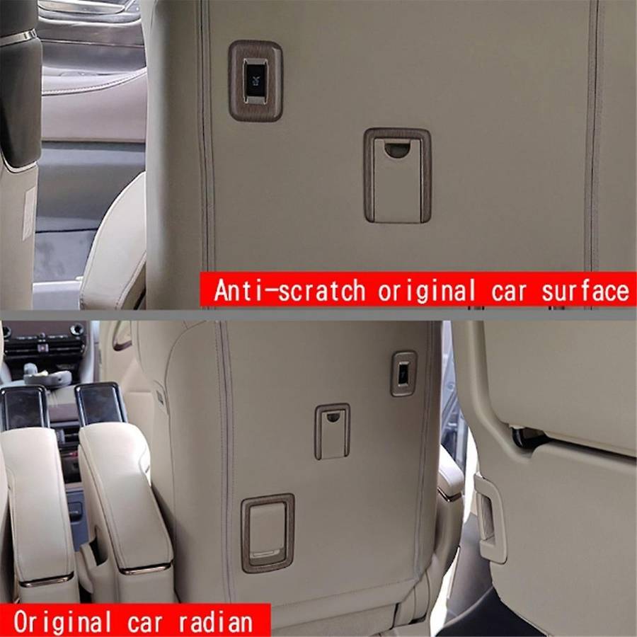 for Alphard/vellfire 40 Series 2023+ Car Second Row Seat Button Frame Trim High Configuration Wood
