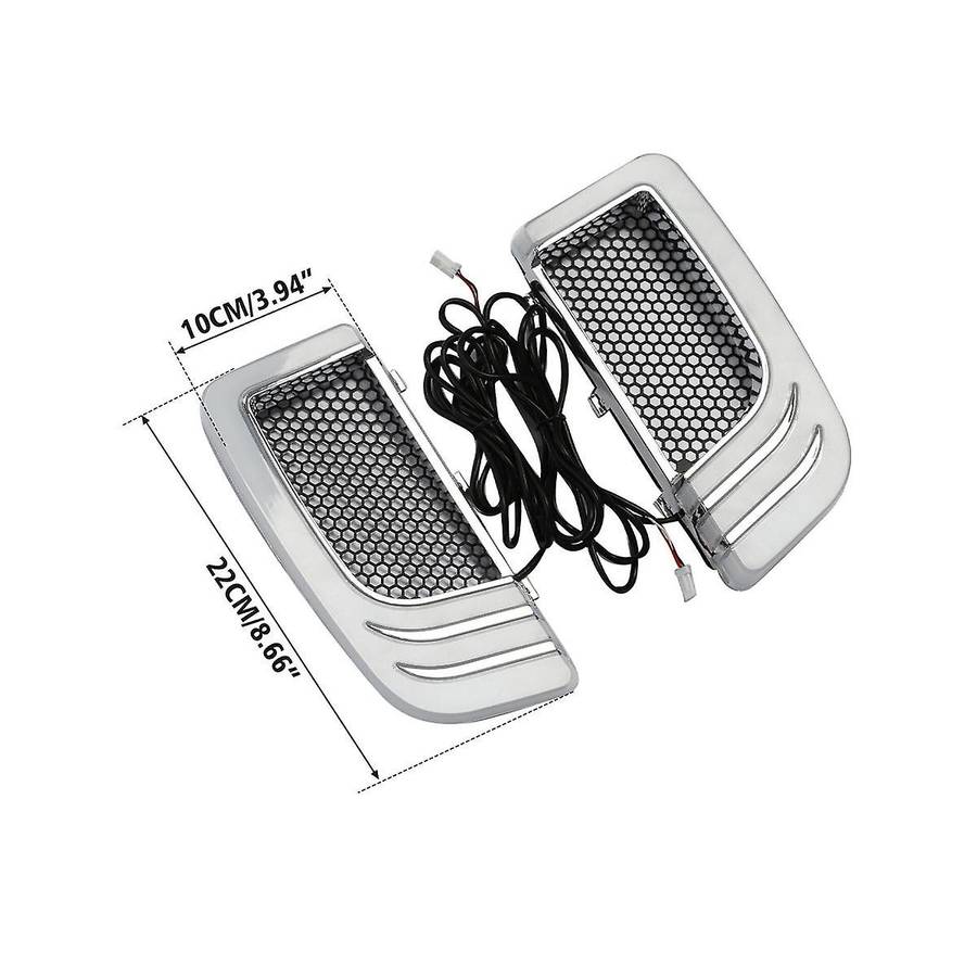 for Big Skateboard Road Leg Guards Decorative Light Street Dual Light 3 in 1 Turn Signal Black