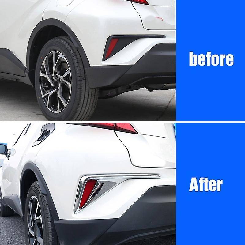 for C- Accessories Rear Fog Light Frame Cover Trims ABS Chromium Styling Exterior Decoration 2017-20