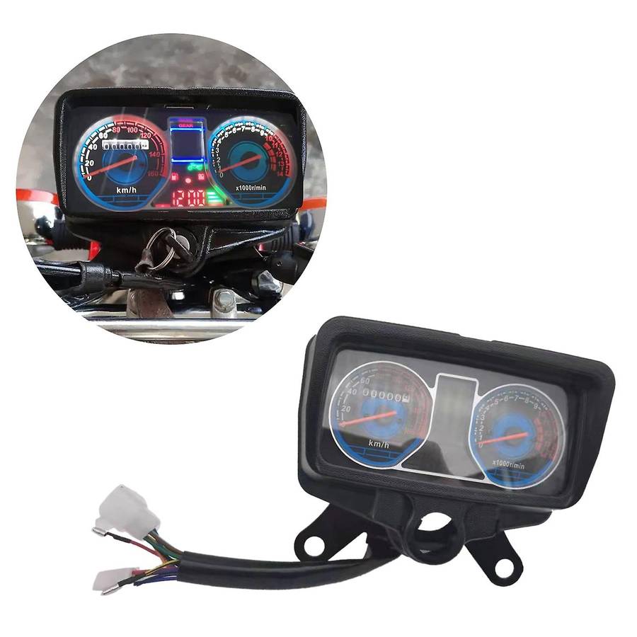 for CG125 XF150 Motorcycle Backlight Lcd Meter Speedometer Odometer Tachometer Gauge Assembly with U