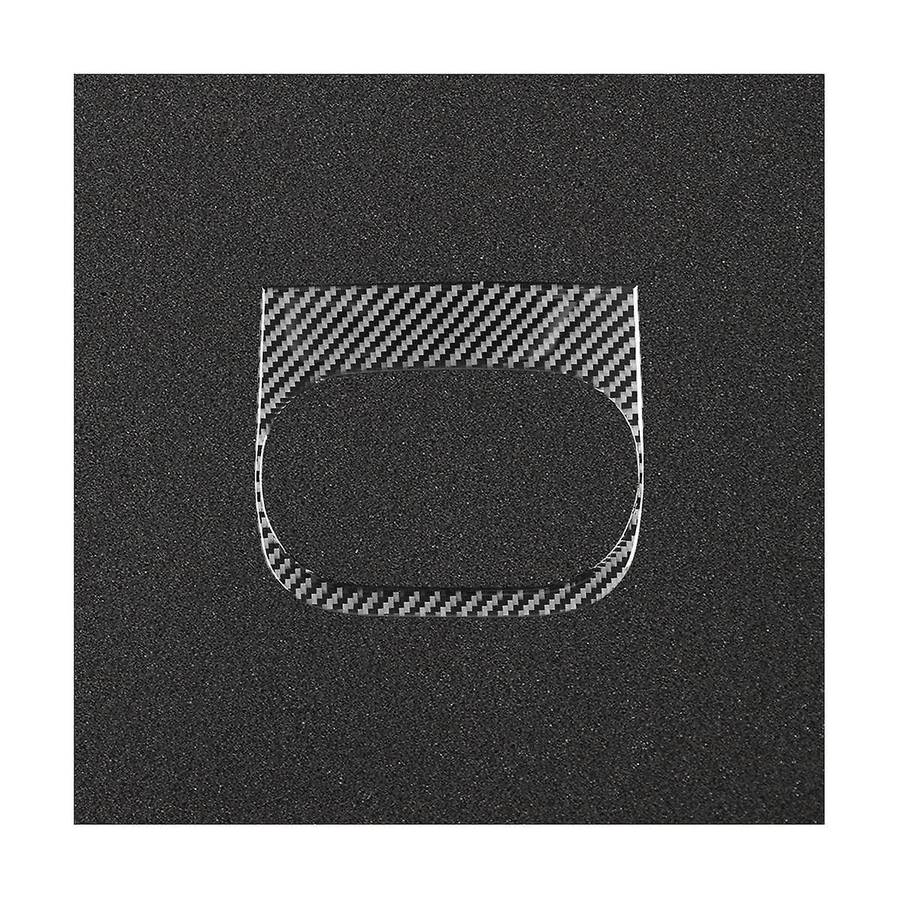 for Cobalt 2005-2010 Soft Carbon Fiber Car Rear Seat Water Cup Holder Cover Trim Sticker Accessories