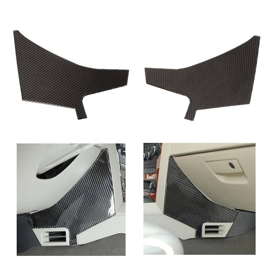 for Commander 2006-2010 Carbon Fiber Car Center Console Side Air Outlet Vent Panel Cover Trim Acces