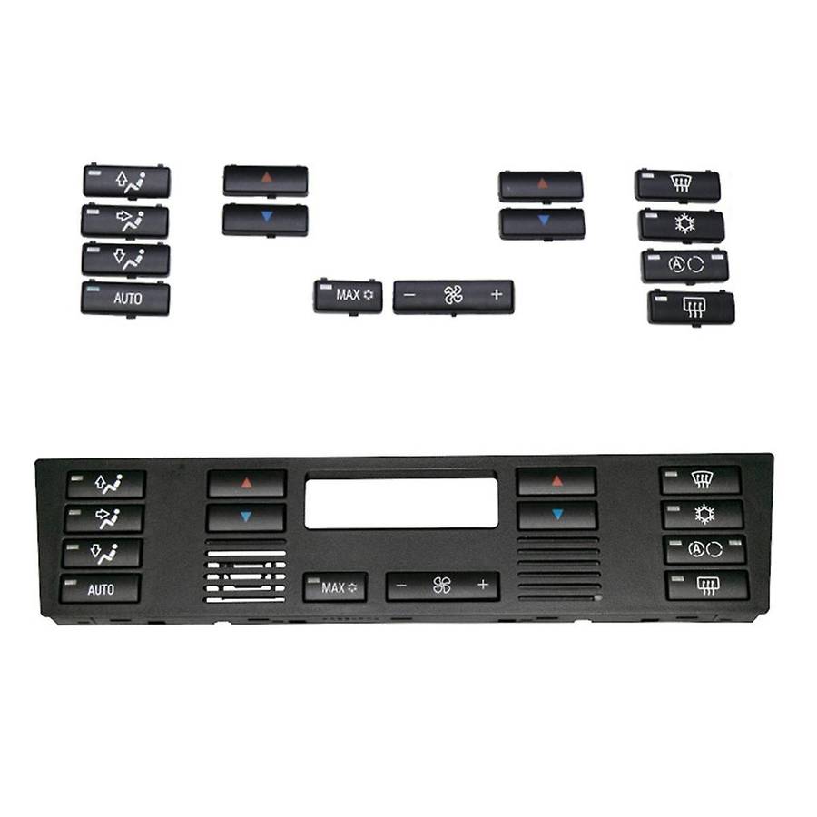 for E39 E53 525I 530I 540I M5 X5 14 Button Key Cover Car Air Conditioner A/C Control Panel Switch 64
