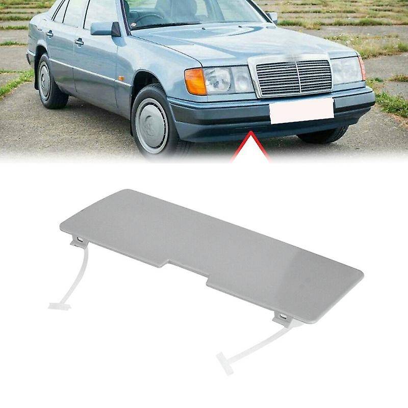 for EClass W124 Front Bumper Tow Hook Cover Towing Hole Lid Trailer Trim Cap Plate Traction Shell C