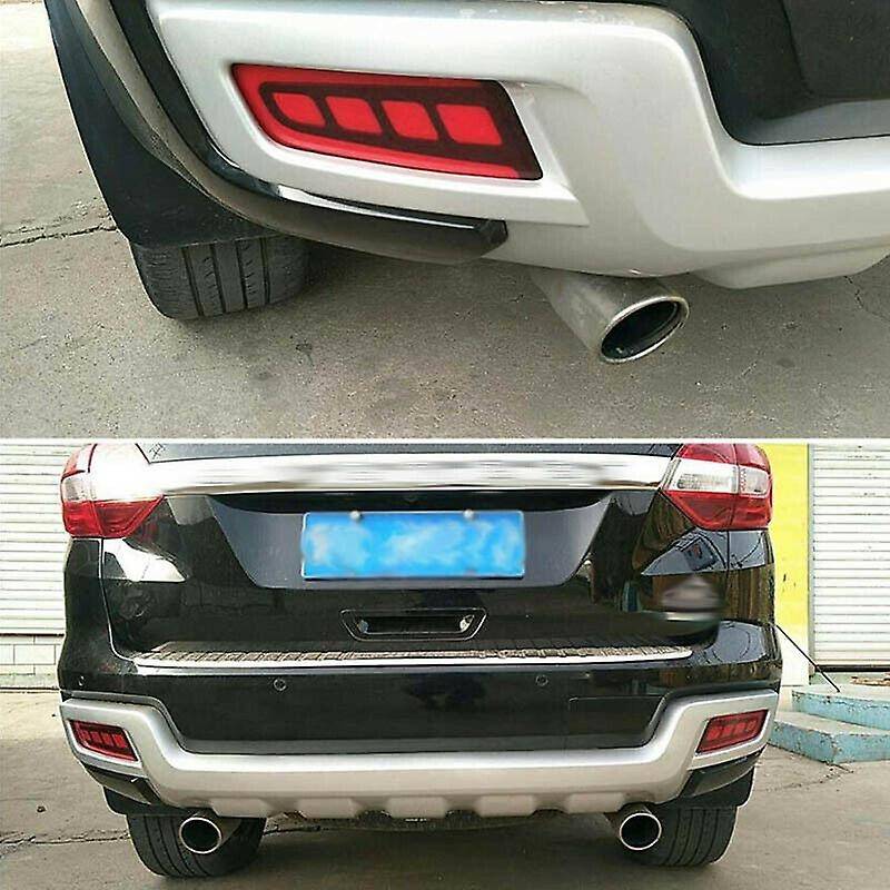for Everest 2016 - 2018 with 2 Function Rear Bumper Reflector Red LED Foglight/Brake Tail Lights wit