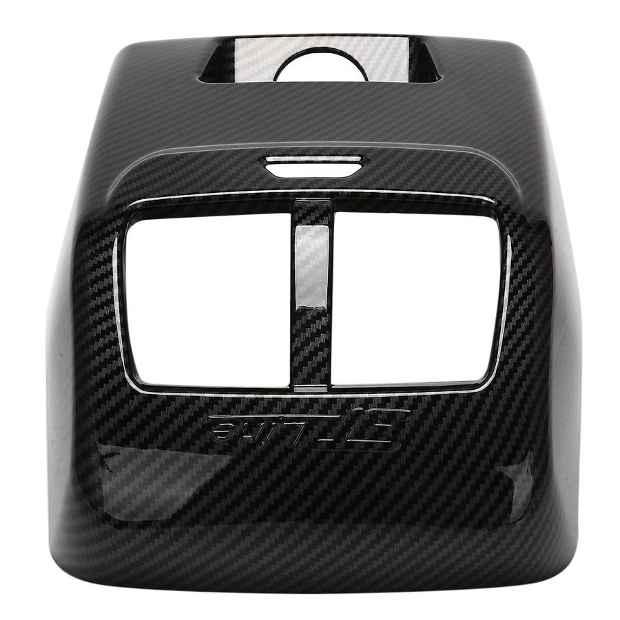 for Focus MK4 2019-2021 ST Line Carbon Fiber Rear Air Conditioning Outlet Panel Frame Cover