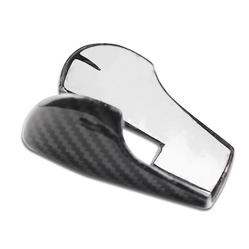 for Forester 2013-2018 Car Real Carbon Fiber Gear Shift Head Knob Cover Trim Accessories