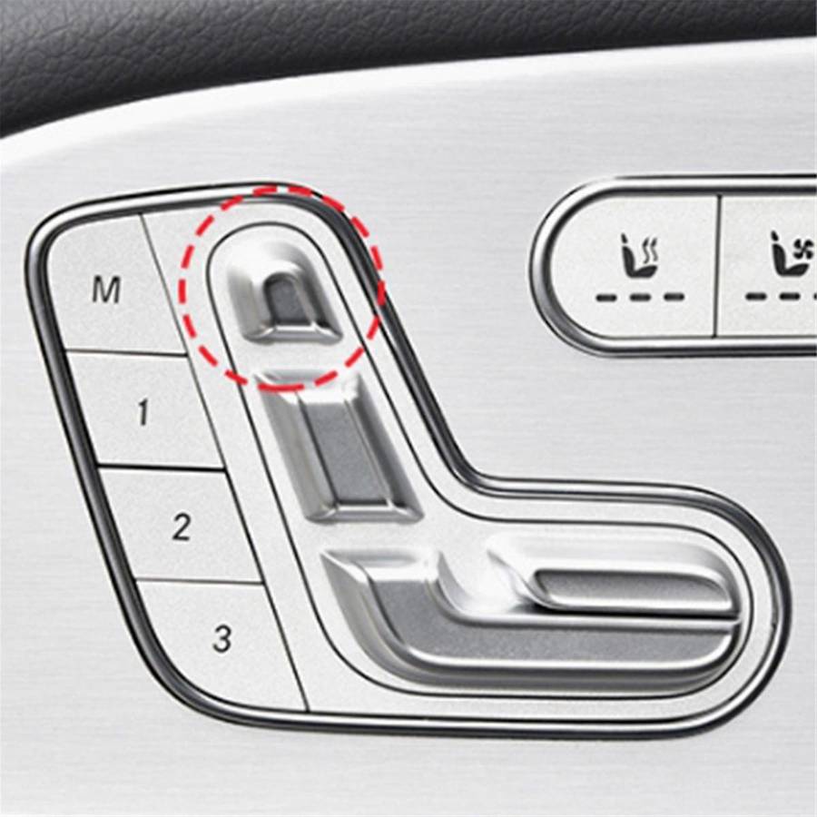 for GLS W167 2020-2024 Car Left Seat Headrest Switch Button Cover Trim Frame Car Interior Accessorie