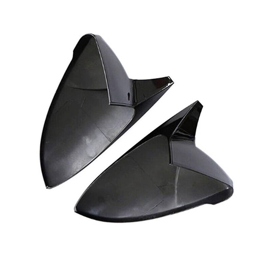 for Golf Mk7 Mk7.5 Gtd R Rear Mirror Cover Bullhorn Conversion Universal Bright Black