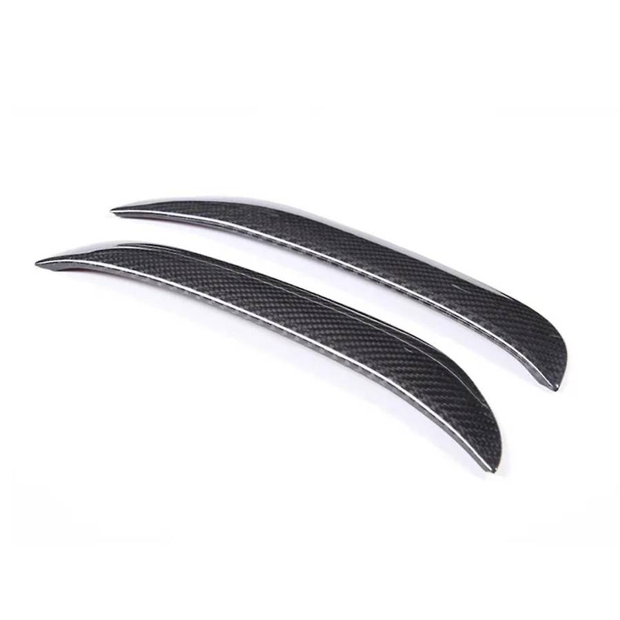 for Grecale 2022 2023 Dry Carbon Fiber Car Front Bumper Fog Lamp Cover Decoration Trim Stickers Acce