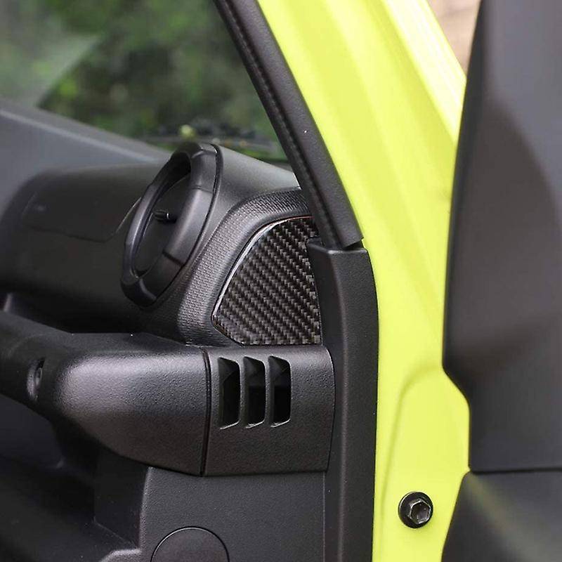 for Jimny 2019 2020 Console Side Air Outlet Decorative Stickers Car Interior Accessories Carbon Fib