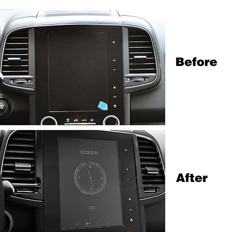 for Koleos 17-20 Center Console Air Conditioning AC Outlet Vent Frame Cover Trim Stainless Steel for