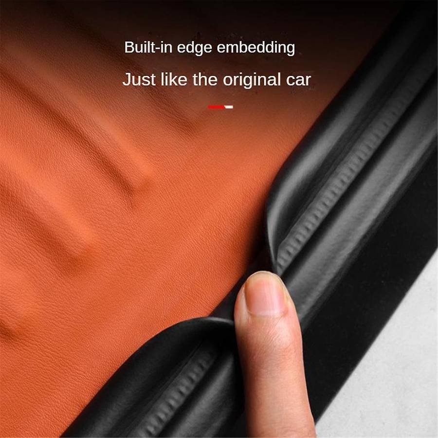 for Leading LiXiang L8 L9 2022 2023 Trunk Sills Trunk Door Sill Sticker Tail Box Protector Orange