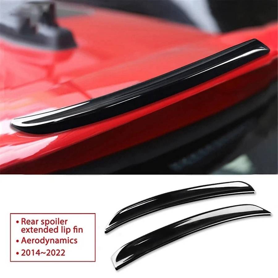 for MINI F55 F56 Red Car Rear Trunk Roof Spoilers Primer Auto Tail Wing Decoration Exterior Modifica