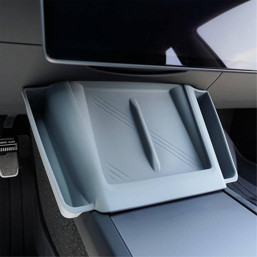 for Model 3 2024 Center Console Wireless Charging Silicone Pad Organizer Interior Accessories