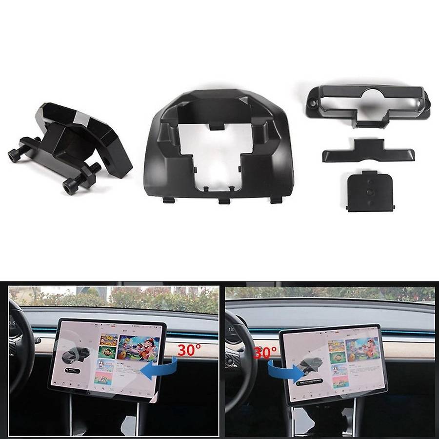 for Model 3 Y 2017-2020 Center Navigation Screen Rotation Mount Holder Turn Left and Right Car Modif