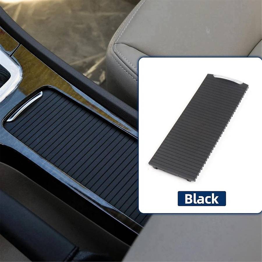 for Mondeo 2011-2013 Car Water Cup Holder Curtain Center Console Cover Slide Roller Drinks Holders