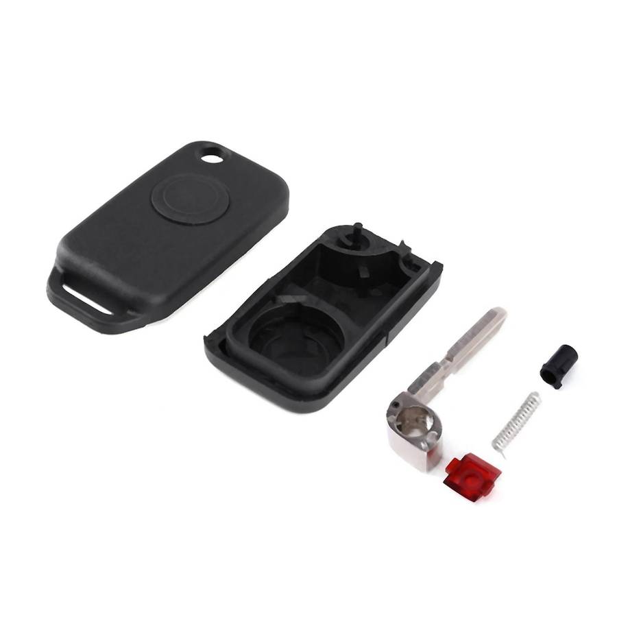 Coque Pliable 1 Bouton Pour Cle Telecommande Mercedes Benz Flip Key