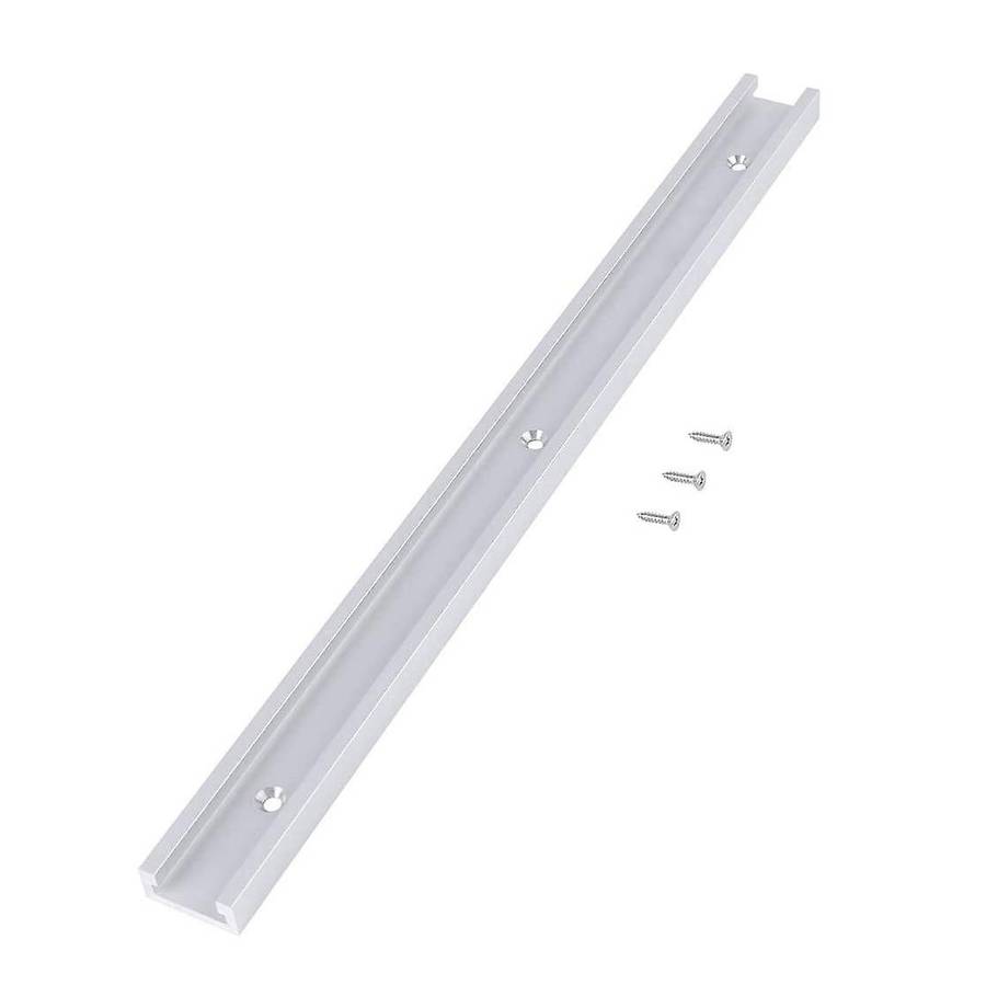 400mm Aluminum Alloy T-rail with Screws for Buildings and Fixtures
