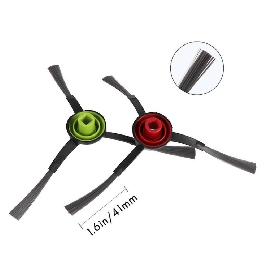 Plastic Cleaning Robot Accessories Main Brush Side Brush Kit