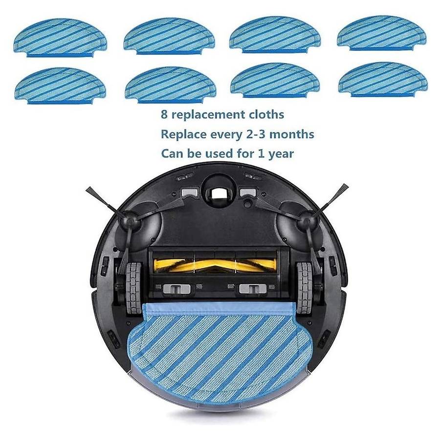 Washable Cleaning Cloth for Ecovacs Deebot Ozmo 950 Ozmo 920 8 Pieces