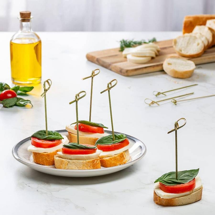300pcs Bamboo Knot Picks Skewers, Cocktail Picks, Drinks Skewer