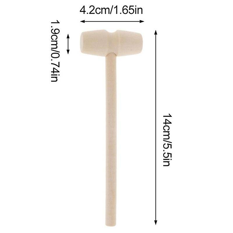 30pcs Mini Wooden Hammer for Lobster Crab and Other Shellfish,solid
